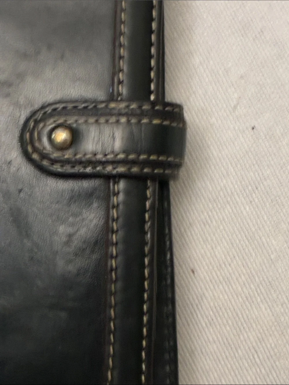 Michael Kors Black Leather Wallet with Gold Hardware